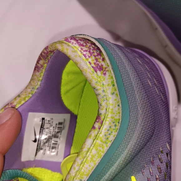 Nike tr fit 5 purple yellow ombré workout shoes size 9 - Picture 8 of 9